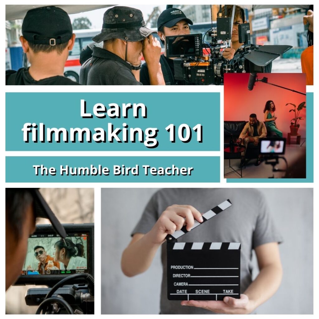 Filmmaking 101 is a great end of year activities for middle school and high school.