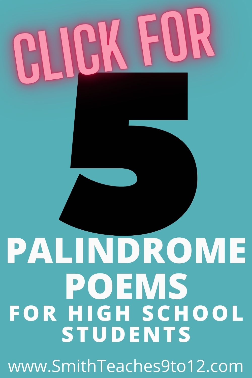 The Best 5 Palindrome Poetry Examples - SmithTeaches9to12